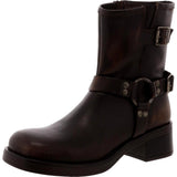 Steve Madden Brixton Boot Brown Distressed  BRIX03S1-BRN Women's