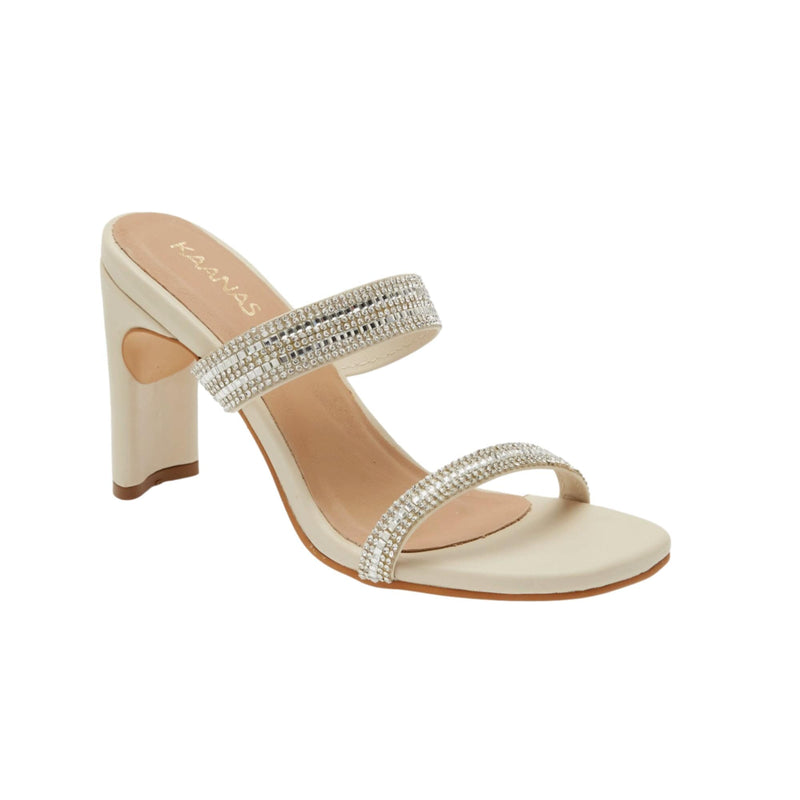KAANAS Celine Double Diamond Band Heel Bronze  CELINE-BRONZE Women's