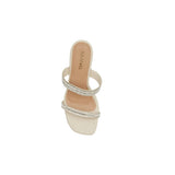 KAANAS Celine Double Diamond Band Heel Bronze  CELINE-BRONZE Women's