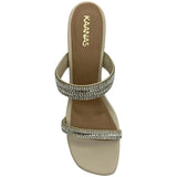 Kaanas Celine Double Diamond Band Heel Ice  CELINE-ICE Women's
