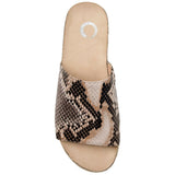 Journee Celine Slide Snake  CELINE-SNK Women's