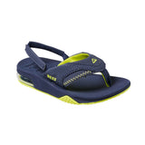 Reef Little Fanning Lime / Navy  CJ4180 Toddler