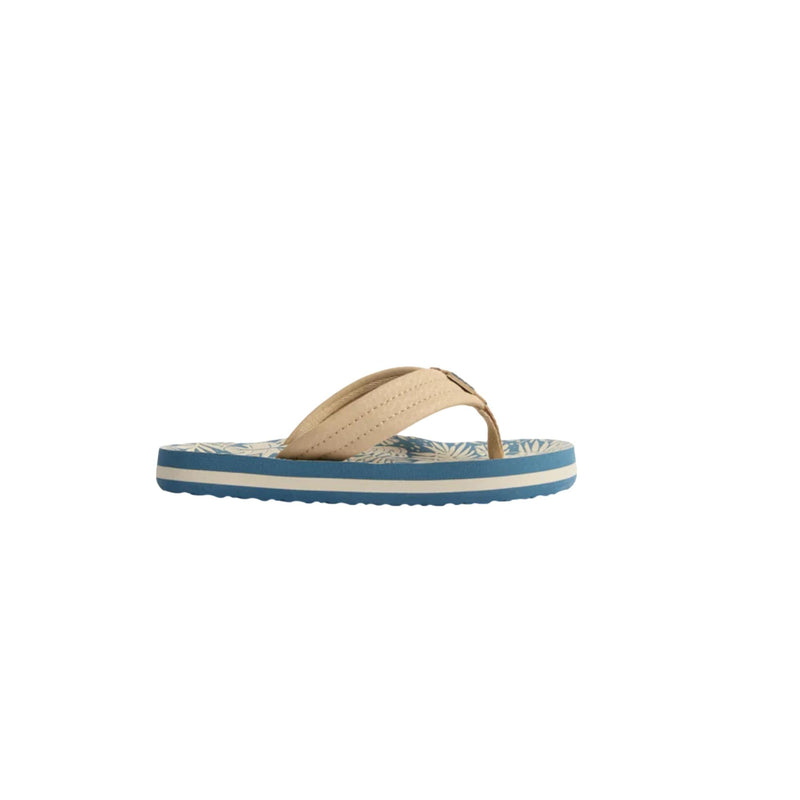 Reef Ahi Blue / Tan Palm  CJ6626 Pre-School