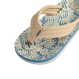 Reef Ahi Blue / Tan Palm  CJ6626 Pre-School