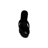 DKNY Clemmie Thong Flip Flop Black  CLEMMIE-BLK Women's