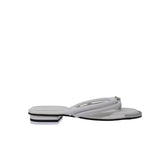 DKNY Clemmie Thong Flip Flop White  CLEMMIE-WHT Women's