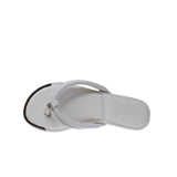 DKNY Clemmie Thong Flip Flop White  CLEMMIE-WHT Women's