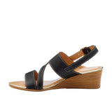 Coach & Four Colombia Sandal Black  COLOMBIA-BLK Women's