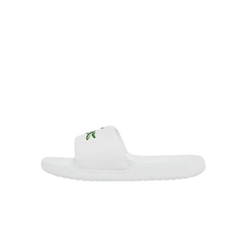 Lacoste Croco 1.0 123 1 Slides White / Green  CROCO-WHT Men's