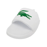 Lacoste Croco 1.0 123 1 Slides White / Green  CROCO-WHT Men's
