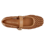 Crown Vintage Nalahni Mary Jane Flat Brown  CV-NALAHNI-BRN Women's