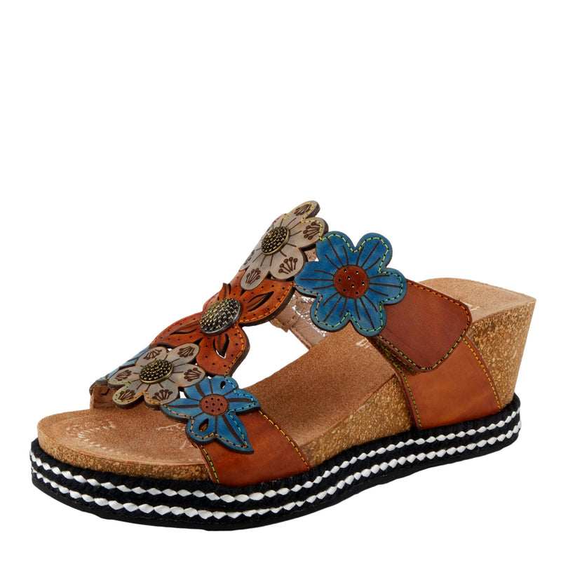 L'Artiste by Spring Step Damour Camel Multi  DAMOUR-CAMMLT Women's