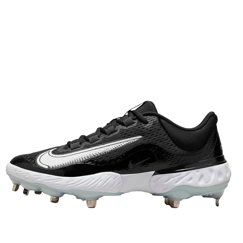 Nike Alpha Huarache Elite 4 Low Black / White - Blue Tint  DJ6521-001 Men's
