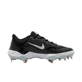 Nike Alpha Huarache Elite 4 Low Black / White - Blue Tint  DJ6521-001 Men's