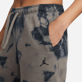 Nike Jordan Tie Dye Sweatpants Olive Grey/Black  DN4584-040 Women's