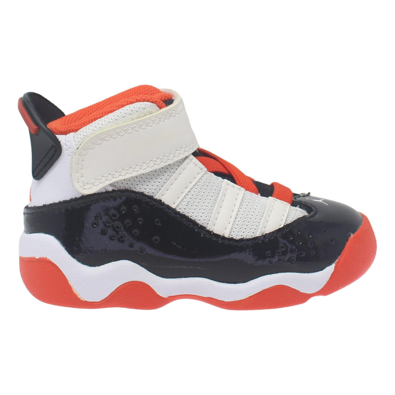 Nike Jordan 6 Rings White/Team Orange-Black-Sail  DV1344-108 Toddler