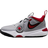 Nike Team Hustle D 11 Cement Grey / Gym Red - Black  DV8994-006 Pre-School