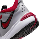 Nike Team Hustle D 11 Cement Grey / Gym Red - Black  DV8994-006 Pre-School