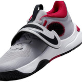 Nike Team Hustle D 11 Cement Grey / Gym Red - Black  DV8994-006 Pre-School