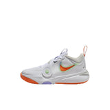 Nike Team Hustle D 11 White / Total Orange - Vapor Green  DV8994-103 Pre-School