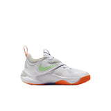 Nike Team Hustle D 11 White / Total Orange - Vapor Green  DV8994-103 Pre-School