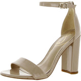 Sam Edelman Yaro Ankle Strap Sandal Heel Chai Latte Patent  E851161271 Women's