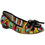 J. Renee Flats Retro Multi Fabric  EDIE-FARET-600 Women's