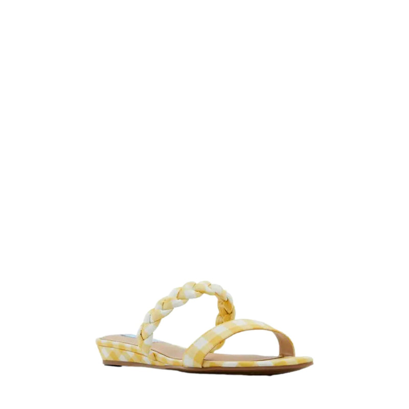 Draper James Chambray Braided Ellie Sandals Yellow  ELLIE-YEL Women's
