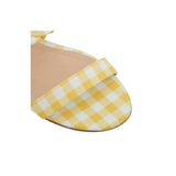 Draper James Chambray Braided Ellie Sandals Yellow  ELLIE-YEL Women's