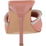 Steve Madden Embellish Heeled Sandal Blush Satin  EMBE03S1-PNK Women's