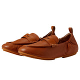 FitFlop Allegro Leather Penny Loafers Light Tan  EN1-592 Women's