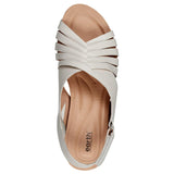 Earth HARTIE Wedge Sandals White  ETHARTIE Women's