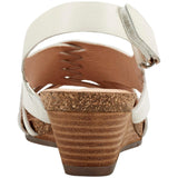 Earth HARTIE Wedge Sandals White  ETHARTIE Women's