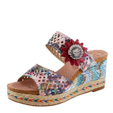 L'Artiste by Spring Step Evesgarden Pink Multi  EVESGARDEN-699 Women's