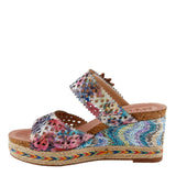 L'Artiste by Spring Step Evesgarden Pink Multi  EVESGARDEN-699 Women's