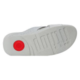 FitFlop Lulu Glitterdust Cross Slides Silver  F0030-0724 Women's
