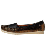 Five Tribe Fabulous Copper Black Croc Leather  FABULOUS-COPBLK Women's