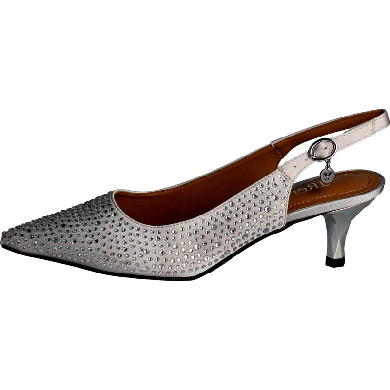 J. Renee Ferryanne Steel Grey Satin  FERRYA-SASTG-040 Women's