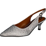 J. Renee Ferryanne Steel Grey Satin  FERRYA-SASTG-040 Women's