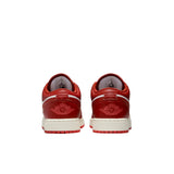 Nike Air Jordan 1 Low SE White / Dune Red - Lobster - Sail  FJ3465-160 Grade-School