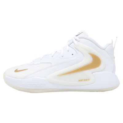 Nike Zoom Hyperset 2 White / White - Metallic Gold  FQ7070-104 Men's