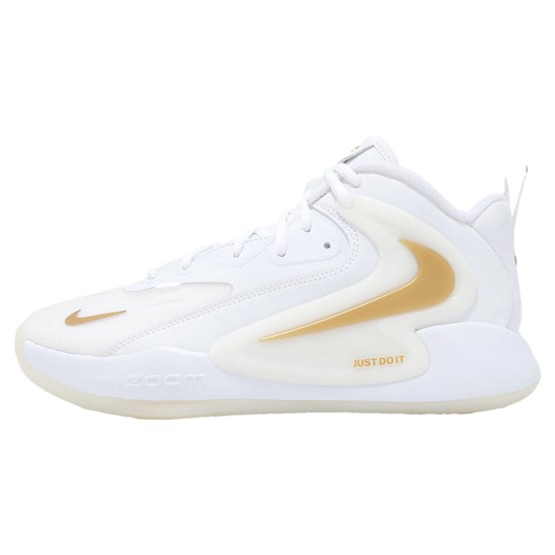 Nike Zoom Hyperset 2 White / White - Metallic Gold  FQ7070-104 Men's