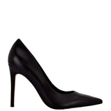 Nine West Fresh Pointed Toe Pumps Black Leather  FRESH-BLK Women's