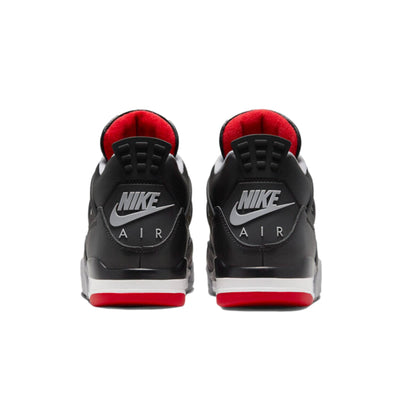 Nike Air Jordan 4 Retro Black/Fire Red-Cement Grey  FV5029-006 Men's