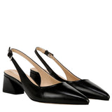 Franco Sarto Racer Slingback Black  G9011L1001 Women's