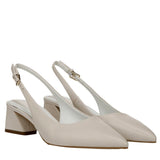 Franco Sarto Racer Slingback White  G9011L6100 Women's