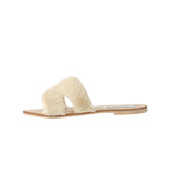 Steve Madden Greece - F Slippers Natural  GREE01S1 Women's