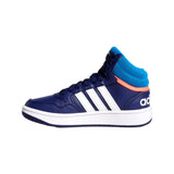 Adidas Hoops 3.0 Mid Dark Blue/Blue Rush/Turbo  GW0400 Pre-School