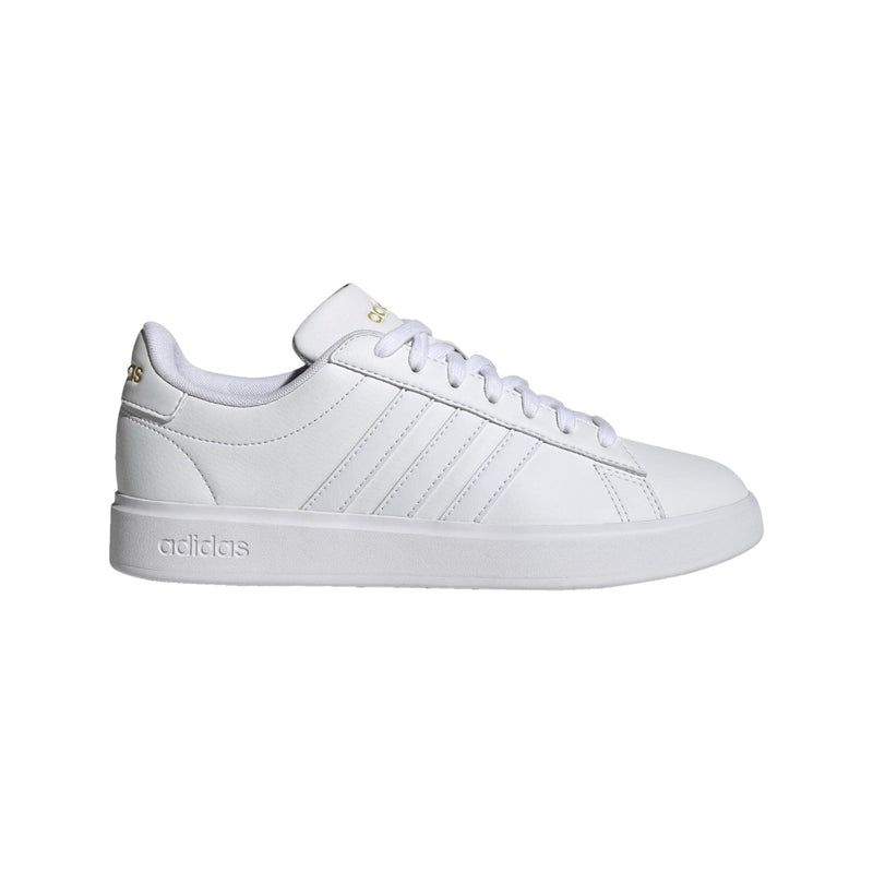 Adidas Grand Court 2.0 White / White / Gold Metallic  GW9213 Women's