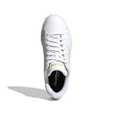 Adidas Grand Court 2.0 White / White / Gold Metallic  GW9213 Women's